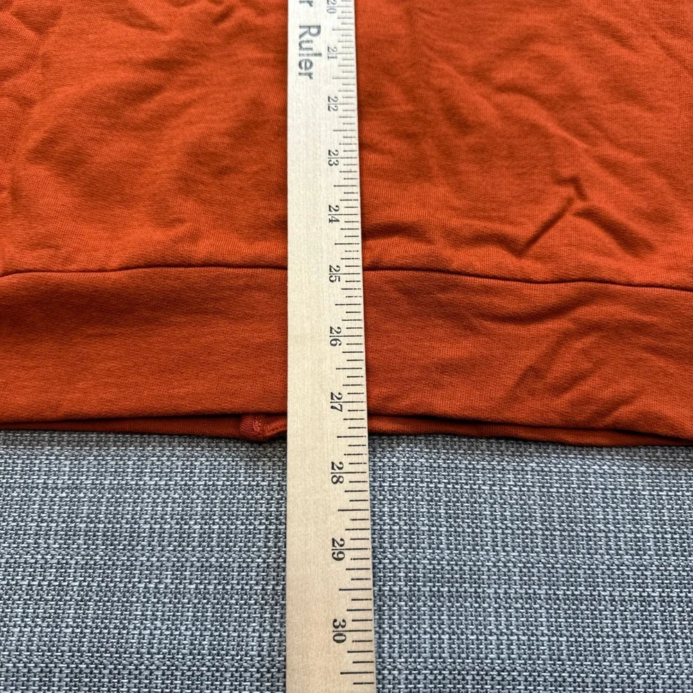 New Icebreaker Central Classic Hoodie Jacket Mens Medium Merino Wool Orange